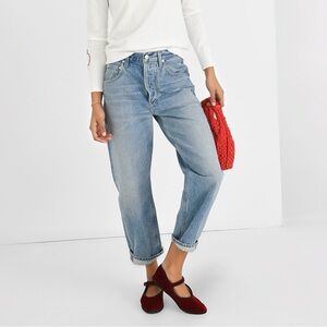 Citizens Of Humanity Dahlia baby roll jeans in Ribbon wash, size 27